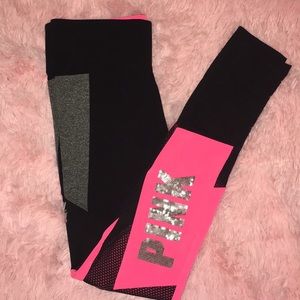 SOLD! NWOT Bling PINK leggings